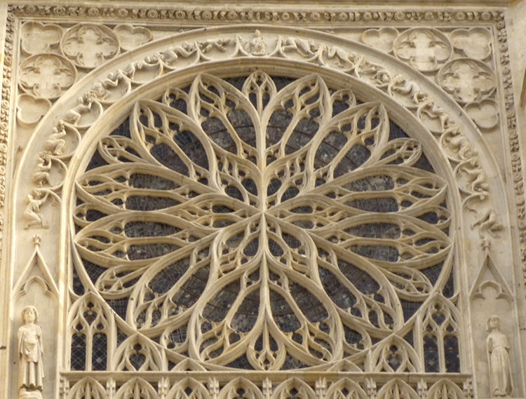 Rose Sud de la cathédrale d'Amiens