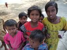 Enfants d'un village du Bihar