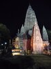 Temple de Mahabodhi de nuit